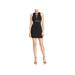 Guess Womens Mirage Cut-Out Crossed Lacing Bodycon Dress