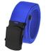 All Sizes Men's Golf Belt in 1.5 Black Slider Belt Buckle with Adjustable Canvas Web Belt XXX-Large Royal Blue