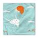 Bunny Bandana, Flying Rabbit Balloons Sky, Unisex Head and Neck Tie, by Ambesonne