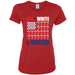 Red White And Wasted Americana / American Pride, patriotic Shirt, American Shirt, Patriotic Shirt, fourth of july shirt, American Flag, USA Womens Graphic T-Shirt