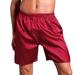 Men Sleepwear Underwear Silk Satin Boxers Shorts Nightwear Pyjamas