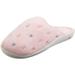 ISOTONER Women's Terry Embroidered Scalloped Clog, Pink, 7.5-8 M US