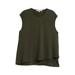 RACHEL ROY Womens Green Sleeveless Jewel Neck Top Size M