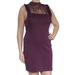 FREE PEOPLE Womens Maroon Sleeveless Square Neck Above The Knee Body Con Dress Size L