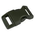 5/8 inch Olive Drab Green Contoured Side Release Plastic Buckle Closeout