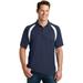 Sport Tek Adult Male Men Colorblock Short Sleeves Polo True Navy Large