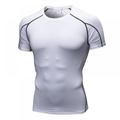 Men Fitness Quick-Dry Tees Summer Casual Elastic T-shirts Short Sleeve Men T-shirt