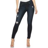 Sofia Jeans by Sofia Vergara Womenâ€™s Sofia Destructed Skinny Ankle Jeans