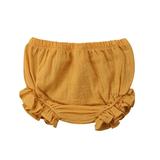 Ma&Baby US Cotton Underwear For Baby Girls Soft Diaper Panties Ruffle Bloomers