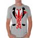 Awkward Styles Red Tuxedo Christmas Tshirt Men's Tuxedo Ugly Christmas T Shirt Xmas Tuxedo Shirts Funny Christmas Outfit Xmas Party Gifts for Him Christmas Blazer Shirt Christmas Shirts for Men