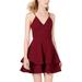 B. Darlin Womens Juniors Tiered V-Neck Party Dress