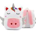 Children Toddler Preschool Backpack Plush Animal Cartoon Backpack Baby Kids School Satchel Travel Lunch Bags Unicorn