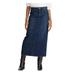 RALPH LAUREN Womens Navy Tea-Length Pencil Skirt Size 2