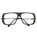 Vintage Inspired Square Clear Lens Glasses