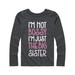 Not Bossy Big Sister - Brother Sister Youth Girl Long Sleeve Tee