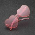 Atralife Sunglasses Women Sunglasses Heart Shaped Cute Sunglasses Resin Lens UV Protection Eyewear for Beach Travel