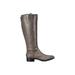 Sam Edelman Penny 2 Wide Calf Leather Riding Boot Grey Frost