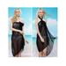 SAYFUT Women Juniors Sarong Swimsuit Cover up Pareo Bikini Cover ups Beach Wrap Dress