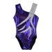 O3GL049 Obersee Girl's Girls Gymnastics Leotard - Spin Purple