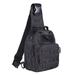 JupiterGear JG-SLNGBAG1-BLACK Molle Outdoor Daypack Backpack with Adjustable Strap Tactical Military Sling Backpack Shoulder Bag, Black