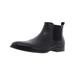 Steve Madden Mens Agaze Leather Round Toe Chelsea Boots