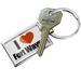NEONBLOND Keychain I Love Fort Wayne region: Indiana, United States