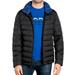 Mens Jacket Blue Zip Up Hooded Down Puffer XS