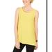 Kasper Women's Neckline-Cutout Bead-Trim Top Yellow Size Large