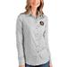 Florida State Seminoles Antigua Women's Structure Button-Up Shirt - Gray/White