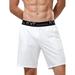 MAWCLOS Mens Cotton Pajama Shorts Lightweight Lounge Pant with Pockets Soft Moisture Wicking Running Shorts Boxer Swim Shorts