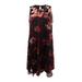 Tommy Hilfiger Women's Floral Velvet Shift Dress