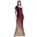 Ever-Pretty Womens Elegant Long Sequined One Shoulder Black Tie Event Party Cocktail Formal Evening Prom Gala Formal Dresses for Women 07336 US 14