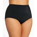 Maxine of Hollywood Womens Plus Size Solid Bikini Bottom Style-MW6NK50W