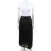 Finley Womens Lace Solid High Waist Maxi Skirt Black Size 4