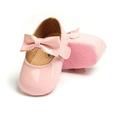 Infant Baby Girls Shoes Mary Jane Flats Bownot Soft Leather No-Slip Toddler First Walker Princess Dress Shoes Baby Moccasins Girls Shoes