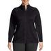 Just My Size Women's Plus Size Active Full Zip Mock Neck Jacket