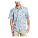 Quiksilver Mens Vaianae Bay Comfort Fit Print Button-Down Shirt