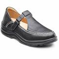 Dr. Comfort Lu Lu Women's Casual Shoe: 11 X-Wide (E-2E) Black Velcro