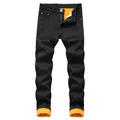 Women Warm Lined Athletic Sweatpants Jogger Fleece Pants Ladies Biker Skinny Jeans Trouser Pants Size 28-42