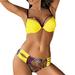 Low Waist Summer Printed Slim Women Bikini Set Swimsuit