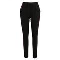 Fashion Women Side Striped Pants Trousers Casual High Elastic Waist Drawstring Slim Pencil Pants