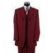 Milano Moda mens Suit 3 Piece Set Solid Regular Fit HL905V New York Brand