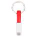 Chinatera Micro USB 8 Pin Data Charge Cable Mini Keychain for iPhone Android (Red)