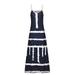 Mnycxen summer dresses Womens Tie-Dye Beach Pullover Maxi Boho Sundress Ladies Loose Long Slip Dress