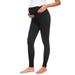 Chinatera Pregnant Women Maternity Pants Pregnancy Stretchy Slim Leggings (Black M)