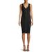 Derek Heart Juniors' Bodycon Rib Dress with Close-Front Zipper