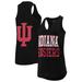 Indiana Hoosiers Women's Two-Hit At Ease V-Neck Tank Top - Black