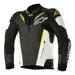 Alpinestars Atem Leather Jacket V3 (42, Black/White/Yellow Fluo)