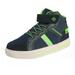 DREAM PAIRS Kids Boys & Girls Comfort High Top Sneakers Running Sports Shoes 151014_H NAVY/NEON/GREEN Size 13