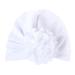 Baby Boy Girl Newborn Kid Beanie Solid Floral Knot Wrap Cap Turban Hat